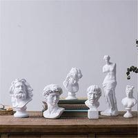 Céramique vénus 11.8 Pouces Classique Grec Michel-Ange David Statue de Buste Sculpture Figurine pour Artiste