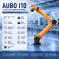 Robot collaboratif de 10 kg AUBO I10, bras robotique à 6 axes, répétabilité de ±0,03 mm pour l'automatisation de la fabrication en usine intelligente
