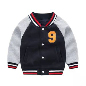 Chaqueta de Otoño 2022 para Niños, Ropa Infantil, Chaqueta Deportiva con Costuras para Niños, Chaqueta de Béisbol Infantil - Product Image 2