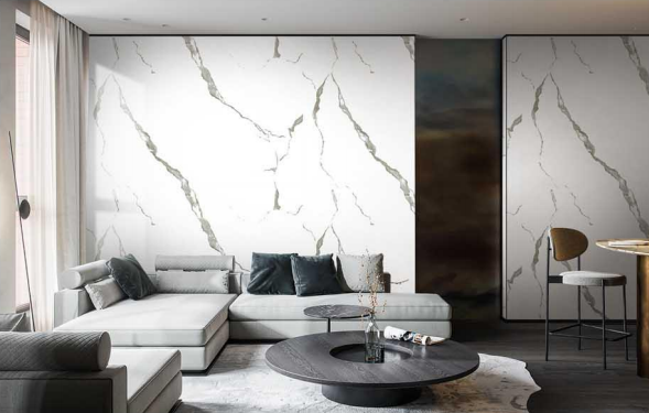 PVC Wall Panel Interior Decoration Waterproof Marble Sheet High Glossy ...