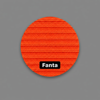 Tissu en maille côtelée double Fanta en polyester, matériau textile texturé extensible pour la confection de vêtements et de mode