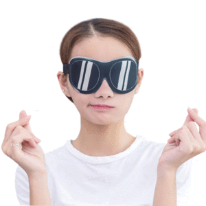 Ajustable Hombres mujeres personalidad divertida patrón de ojo abierto suave 3D viaje descanso <span class=keywords><strong>dormir</strong></span> máscara de <span class=keywords><strong>ojos</strong></span> - Product Image 2