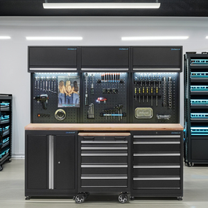 Personalizzabile in metallo in acciaio Garage banco di lavoro con Workstation Workstation cassetto armadio per banco da lavoro - Product Image 1