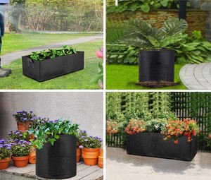 Sacs de culture en tissu non tissé épais et robustes pour plantes, légumes et fleurs, avec poignées, OEM DD1571, capacité de 1 à 400 gallons - Product Image 6