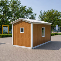 Maison préfabriquée, bureau modulaire préfabriqué, maison mobile de 20 pieds, bâtiment portable, maisons prêtes à l'emploi, maison conteneur de luxe détachable