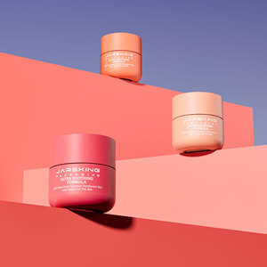 Sang Trọng Mới Đôi Tường Refillable Frosted Đầy Màu Sắc Skincare Kem Dưỡng Ẩm Mỹ Phẩm Thủy Tinh Kem Container Jar 50G Với Vít Cap - Product Image 6