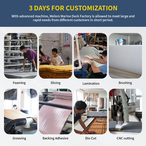 Melors 90in x 23in <span class=keywords><strong>Composite</strong></span> sàn Mat EVA thuyền decking Chất liệu sàn xốp cho thuyền - Product Image 6