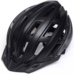 Casco de Ciclismo Zitem, Talla Única, Negro, para Bicicleta de Montaña y Carretera, con Visera, Casco Deportivo Protector - Product Image 1