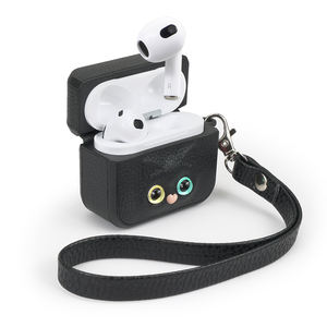 Apple-auriculares a prueba de golpes con dibujos animados personalizados, funda protectora de cuero con cordón para <span class=keywords><strong>AirPods</strong></span> <span class=keywords><strong>1</strong></span> 2 3 - Product Image 1