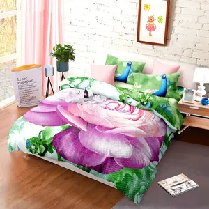 Polyester Printed Fabric Summer Best Seller Bed Sheets