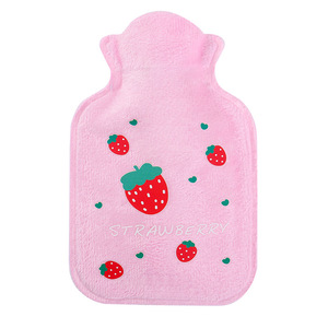 Mini bouteille d'eau chaude floquée, mignonne et féminine, chauffe-mains, remplissable d'eau, mini chauffe-mains portable anti-explosion - Product Image 4