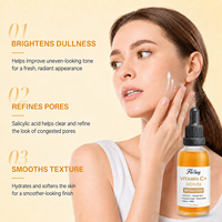 Sérum Visage OEM Marque Privée Vitamine C Éclaircissant Peau Terne Atténue les Taches Brunes Affine les Pores Hydrate Soin Facial 30ml