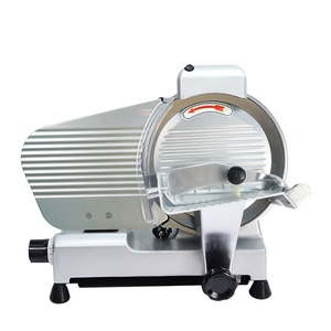 Hachoir et <span class=keywords><strong>trancheuse</strong></span> à viande commerciale, trancheur de viande électrique Semi-automatique, trancheur de saucisses en acier inoxydable de qualité alimentaire - Product Image 1