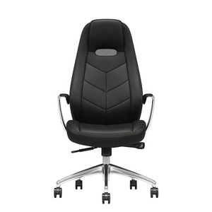 Chaise de bureau ergonomique de haute qualité, pivotante à 360 degrés, en cuir blanc, chaise d'<span class=keywords><strong>ordinateur</strong></span> commerciale pour salle de réunion, chaise de bureau - Product Image 2
