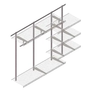 HMHVY vendita calda semplice moderno e portatile multifunzione portaoggetti espandibile armadio Kit sistemi di armadio regolabile