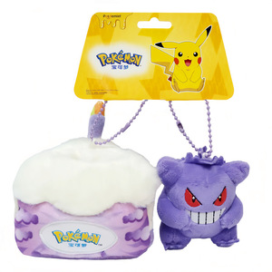 En gros, Pendentif porte-clés en peluche sur le thème de <span class=keywords><strong>Pikachu</strong></span>, Piplup, Rowlet, Gengar, Pawmi, Fuecoco, Clefairy, Sprigatito, Togepi, avec motifs de gâteaux et desserts - Product Image 2