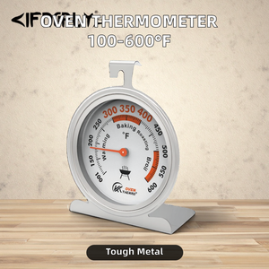 304 स्टेनलेस स्टील जांच के साथ टिकाऊ पेशेवर बेकरी ओवन थर्मामीटर - Product Image 4