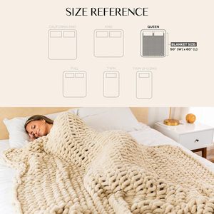 Hot Sale 100% Hand Knit Chunky Throw <strong>Blanket</strong> Eco-friendly Soft and Cozy Knitted Chenille <strong>Blankets</strong> - Product Image 5