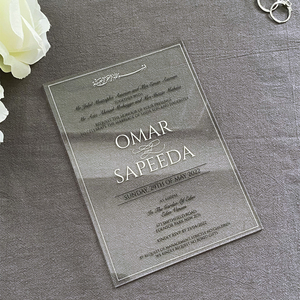 Tarjetas DE <span class=keywords><strong>BODA</strong></span> Invitación con sobres Tarjeta de regalo <span class=keywords><strong>gratis</strong></span> <span class=keywords><strong>Invitaciones</strong></span> acrílicas Tarjeta de invitación de <span class=keywords><strong>boda</strong></span> - Product Image 3