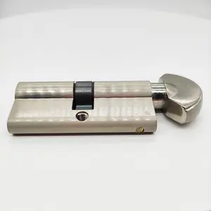 Brass Zinc Alloy Aluminum Alloy Euro 70mm Security Thumb Turn Door Lock Cylinder