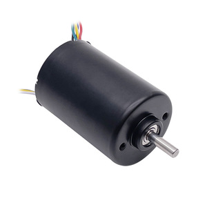 Motor DC sin escobillas de 42 mm con freno integrado, control de velocidad PWM y encoder absoluto; motor sin escobillas de 24 V. - Product Image 1