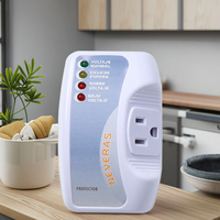 Parasurtenseur monophasé Konstar avec prise standard américaine, affichage LED, en matériau PC, 120V pour appareils électroménagers