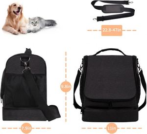 Bolsa de Aseo para Perros y Gatos con Compartimentos Ajustables, Montable en Pared, Marca Dreamsoutdoor, Muestra Gratis - Product Image 5