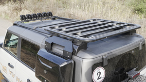 Boîte de rangement latérale pour Ford Bronco 2021-2025 Étuis à bagages latéraux rigides avec installation de rails de toit pour barres de toit de voiture 4Dr 2Dr - Product Image 2