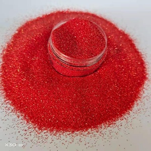 Polvo Súper Brillante Iridiscente J S G C Serie Modelo C, 1KG, Tamaño 1/128, Forma Hexagonal, Color Rojo, Material PET, Superventas - Product Image 4