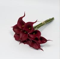 Vente chaude PU real touch fleurs artificielles calla lily à vendre