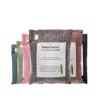 Nouveau design 2025 – Sac déshumidificateur écologique pour vêtements, absorbant les odeurs, au charbon de bambou, désodorisant pour la maison