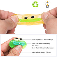 Jouets anti-stress en silicone souple en forme de boule, effet gelée de glace, mini cubes de glace collants pour soulager l'anxiété