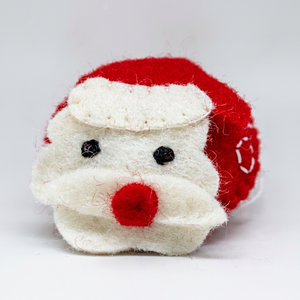 Wholesale Felt <b>Mini</b> Santa Head Ornament Handmade <b>Christmas</b> <b>Tree</b> Hanging Decor Claus Face Pendant Holiday Party Gift Set - Product Image 2