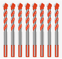 2025 3-12mm multi-fonction Triangle Bit diamant perceuse ensemble d'outils pour carrelage béton bois verre forage