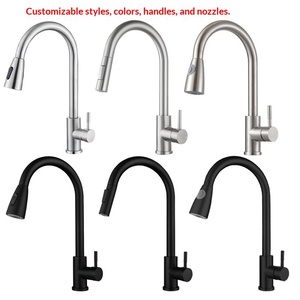 <span class=keywords><strong>Rubinetto</strong></span> da <span class=keywords><strong>cucina</strong></span> estraibile transfrontaliero con valvola in ceramica per acqua calda e fredda, anti-schizzo, retrattile e girevole - Product Image 2