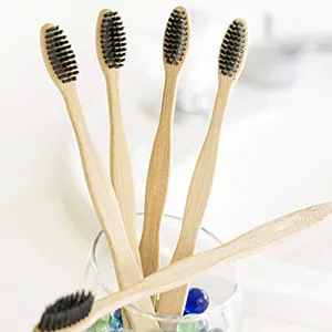 Set di spazzolini di bambù Eco Friendly più venduti spazzolino da denti in bambù con setole morbide