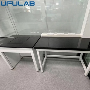 Table <span class=keywords><strong>de</strong></span> laboratoire anti-vibrations avec cadre en acier et plateau en marbre - Product Image 2