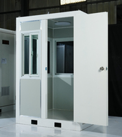 WC portable à prix d'usine, remorque de salle de bain mobile avec lavabo, design moderne, caractéristique respirante pour extérieur et chantier de construction