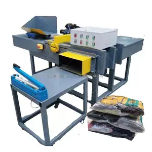 10 kg wiper rags bagging press machine for waste fabric / cotton yarn / textile scraps packing machine