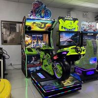 Simulateur de moto d'arcade Superbike 3 de haute qualité, à monnayeur, 1 poste, pour la vente en gros