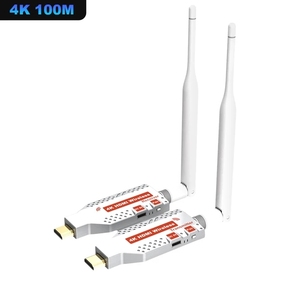 100M 4K Không Dây <span class=keywords><strong>HDMI</strong></span> Nam Hiển Thị <span class=keywords><strong>Adapter</strong></span> Âm Thanh Video Transmitter Và Receiver 4K 30Hz Extender Cho Máy Tính Xách Tay PC DVD Để TV Màn Hình - Product Image 1