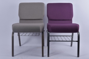 Sedia da Chiesa in Ferro a Incastro Economica all'Ingrosso per Arredamento Teatrale Usato - Product Image 4