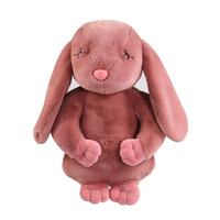 Jouet en peluche lapin endormi personnalisé, jouet en peluche électronique, lapin qui ronfle, jouet en peluche électrique