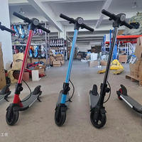 Trottinette électrique pour enfant, pliable, cadre en alliage d'aluminium, suspension avant de 6,5 pouces, vitesse intelligente de 16 km/h, capacité de charge de 70 kg