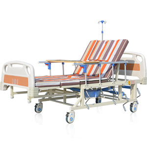 Lit d'hôpital manuel Lechi réglable en hauteur avec fonction de rotation pour usage général - Product Image 2