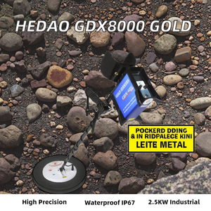 Détecteur de métaux industriel TOP GDX8000 certifié ROHS, bleu, 2,5 kW, sensibilité 30 pouces, IP67, plastique, 110 V/220 V, 1 % de précision - Product Image 2