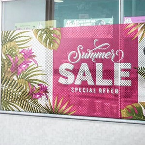 Biểu Tượng Tùy Chỉnh Có Thể Tháo Rời Đục Vinyl Kính Cửa Sổ Phim Tự Dính Một Cách Tầm Nhìn Dán In Ấn Áp phích Vật Liệu - Product Image 5