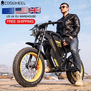 Bicicleta Eléctrica Coswheel GT20 de Diseño Retro, Disponible en la UE, Reino Unido y EE. UU., Bicicleta de Montaña con Llantas Gruesas, Bicicleta Eléctrica Rápida - Product Image 1