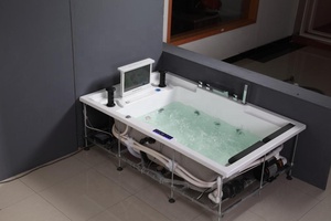 <span class=keywords><strong>Baignoire</strong></span> de massage spa intérieure de luxe, grande, en acrylique, avec jets de <span class=keywords><strong>douche</strong></span>, <span class=keywords><strong>baignoire</strong></span> à remous, <span class=keywords><strong>pour</strong></span> 2 personnes, à <span class=keywords><strong>prix</strong></span> avantageux avec télévision - Product Image 3