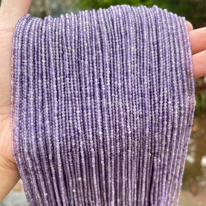 Jd đá quý bán buôn tự nhiên thạch anh tím vòng mặt freeform Chất lượng cao Loose hạt lý tưởng cho Diy đồ trang sức làm - Product Image 4